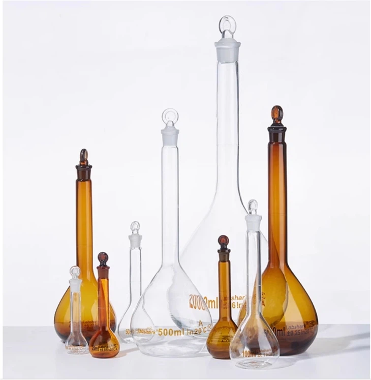 BKMAM Wholesale Premium Quality 250ml Borosilicate Glass Volumetric Flask Reliable Laboratory Supply At Competitive Price